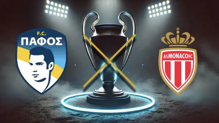 Пафос – Монако: смотреть онлайн прямой эфир (26.11.2025)